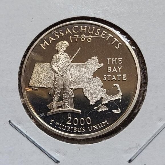 Lot of 5 S Mint Proof State Quarters... 1999-2000... MS... In Protective Holders - Picture 5 of 10